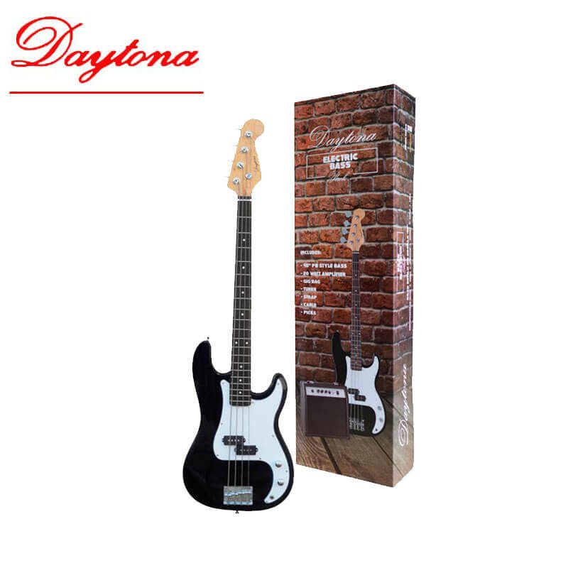 Pack Guitare Bass Daytona PGBDBK