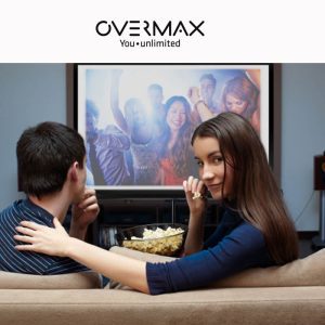 Ecran de Projection Vidéo projection Overmax 60″