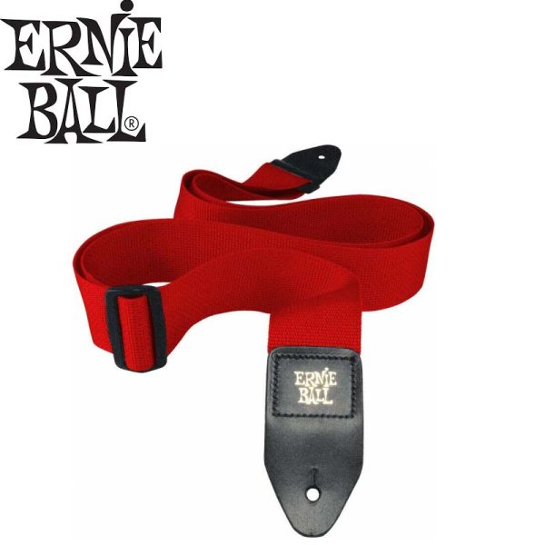 Ceinture Guitare Ernie Ball Rouge 4040