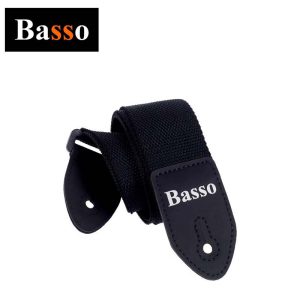 Ceinture pour Guitare Bass 5 cm Noire BASSO NY01