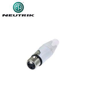 XLR femelle 3 pin blanc NC3FXX-WT NEUTRIK